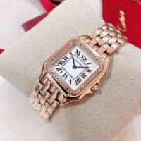 卡地亞專櫃爆款手錶 Cartier經典款獵豹系列女表 Cartier瑞士朗達石英女裝腕表  gjs2295