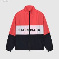 Balenciaga專櫃巴黎世家2023FW新款拼色風衣外套 男女同款 tzy3157