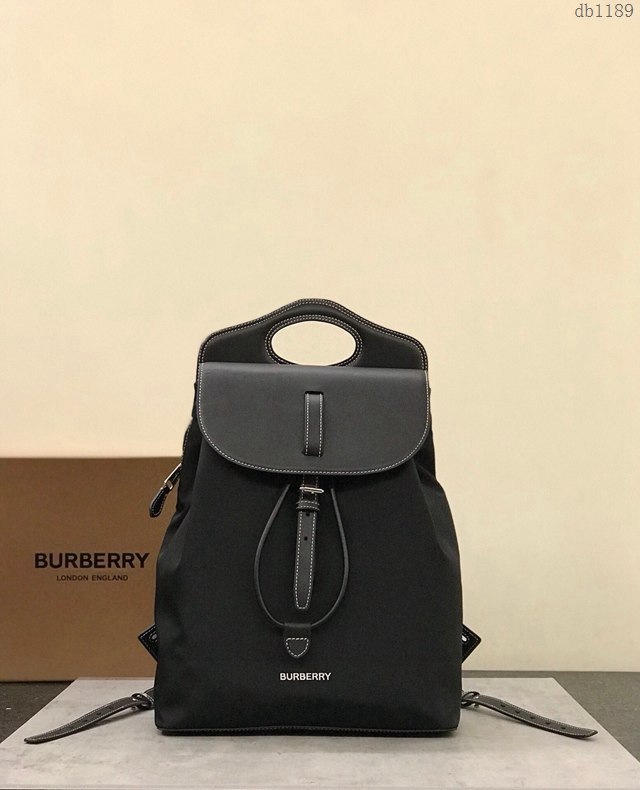 Burberry專櫃新款包包 巴寶莉新款雙肩包 經典pocket口袋包  db1189