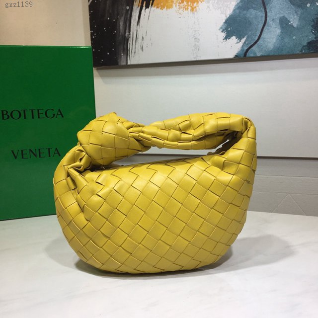 Bottega veneta高端女包 98080 寶緹嘉小號羊皮手工編織女包 BV爆款jodie新版本2代編織打結圓形hobo包  gxz1139