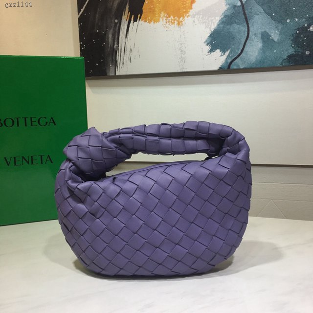 Bottega veneta高端女包 98080 寶緹嘉小號羊皮手工編織女包 BV爆款jodie新版本2代編織打結圓形hobo包  gxz1144