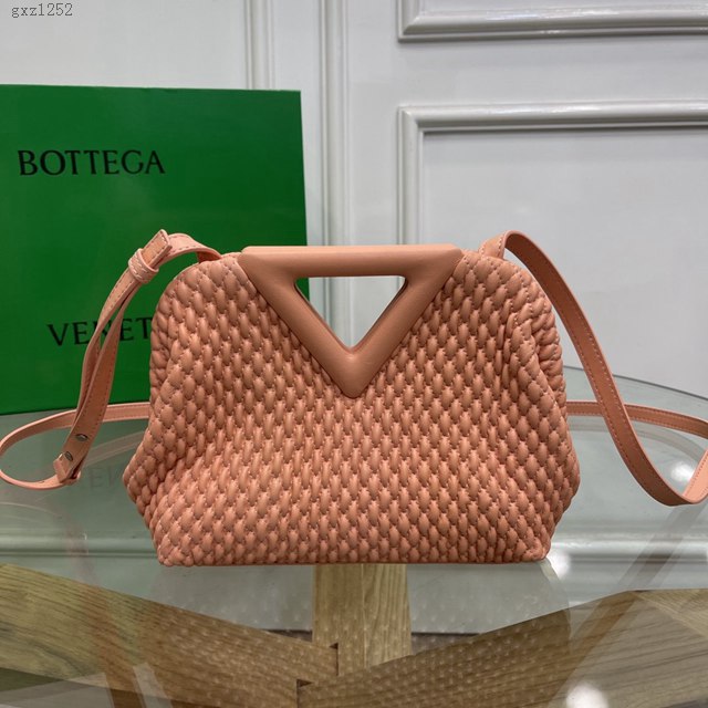 Bottega veneta高端女包 8546B BV寶緹嘉2021包包最新triangle倒三角手提單肩斜挎包三角包  gxz1252