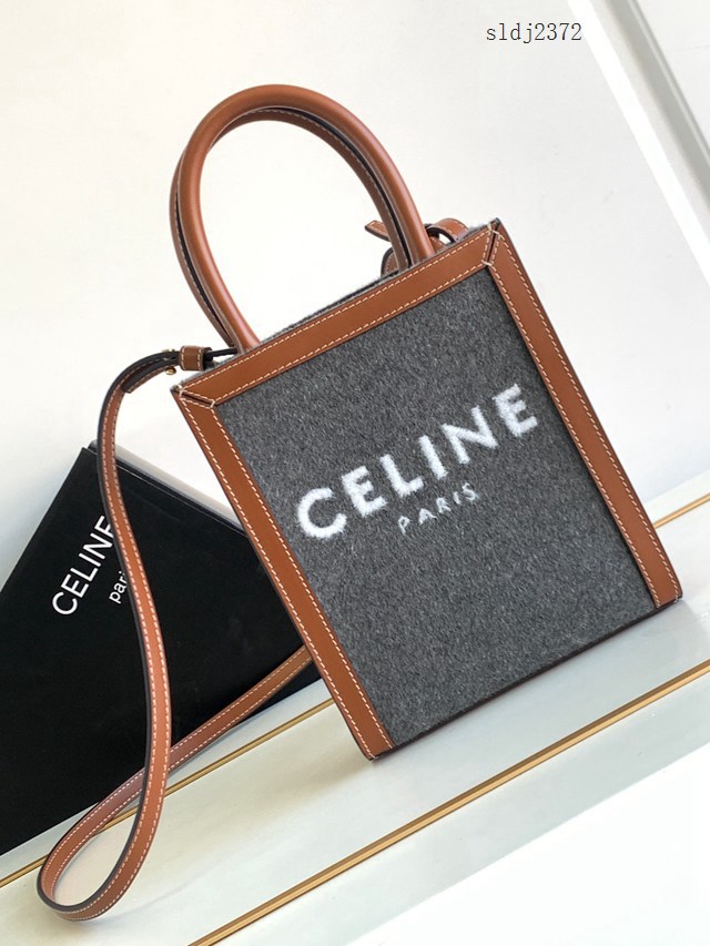 Celine專櫃2022新款CABAS托特包 193302 賽琳迷你手提購物包 sldj2372