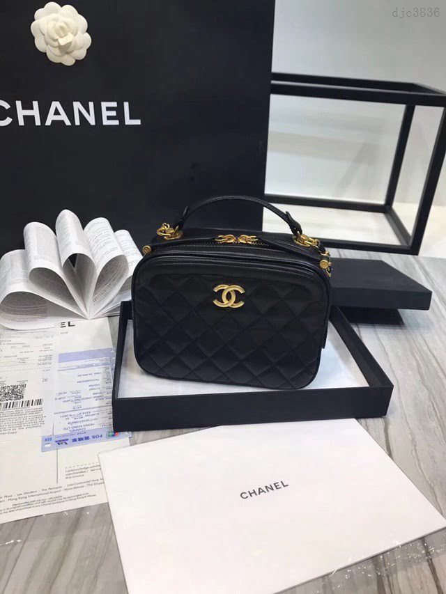 Chanel女包 A57905 香奈兒最新款 時尚手提單肩斜挎女包 鏈條化妝包  djc3836