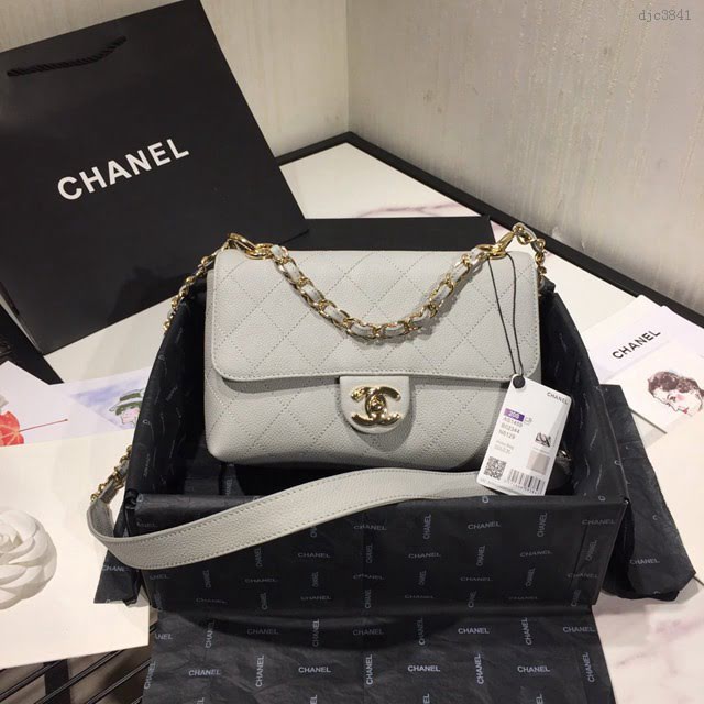 Chanel女包 AS1459 香奈兒2020新款口蓋包 Chanel 2020鏈條斜挎包  djc3841