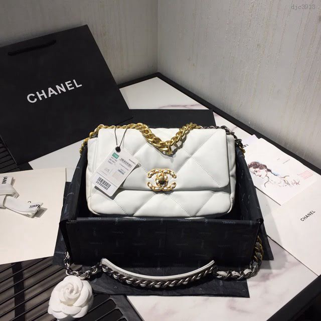 Chanel女包 Chanel秋冬19Bag 小香迷菱格紋 Chanel口蓋包 Chanel鏈條包手拎斜挎包  djc3913