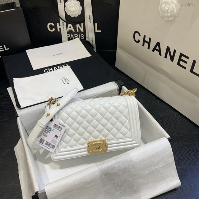 Chanel女包 67086# Chanel百年經典辣媽款 羊皮系列 最頂級複刻手工製作 Chanel鏈條單肩斜挎包  djc3973
