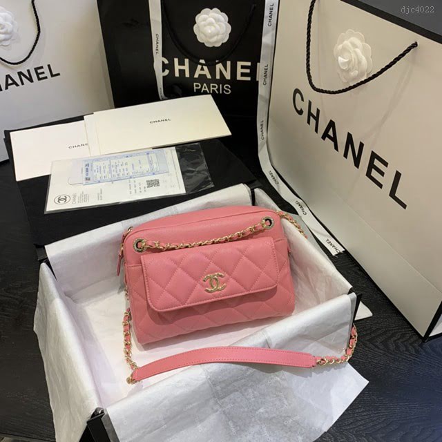 Chanel女包 AS1367# 2020新款球紋與羊皮版二合一鏈條包 香奈兒單肩斜挎女包  djc4022