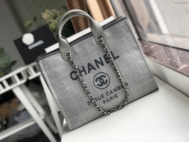Chanel女包 66941 香奈兒經典款沙灘包 Chanel帆布購物袋  djc4039