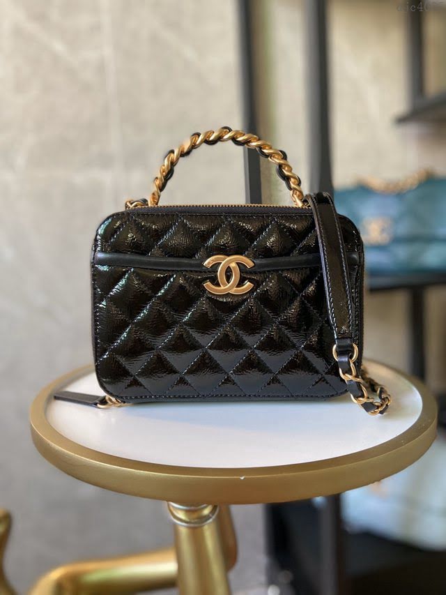 Chanel女包 香奈兒專櫃最新款化妝包 Chanel手提肩背斜挎包 S2179  djc4065