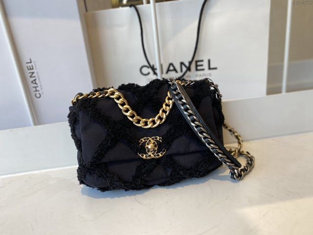 Chanel女包 香奈兒專櫃最新款提花嬉皮包 19Bag Chanel手提肩背枕頭包 AS1160  djc4072