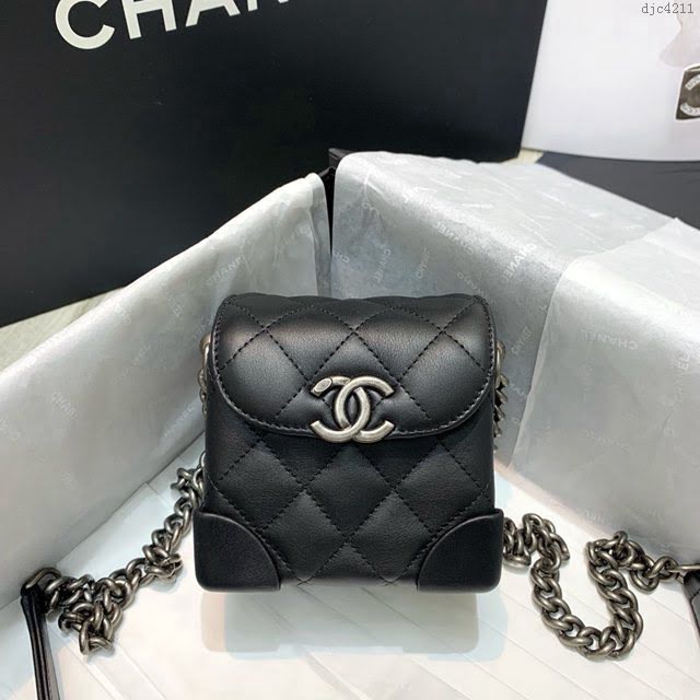 Chanel女包 香奈兒專櫃最新款小方盒 Chanel單肩斜挎鏈條女包 AS1166  djc4211