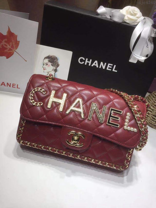 Chanel女包 香奈兒專櫃最新款CF鏈條女包 Chanel2021早春限量版口蓋包 9913  djc4340