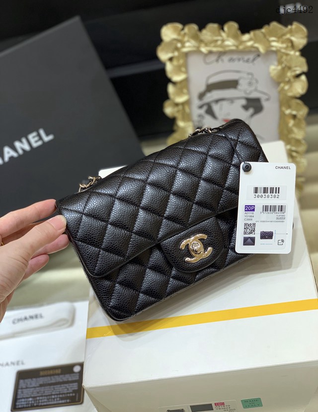 Chanel專櫃新款純原廠CF方胖子經典款Classic flap bag 香奈兒1116小羊皮鏈條肩背女包 djc4492