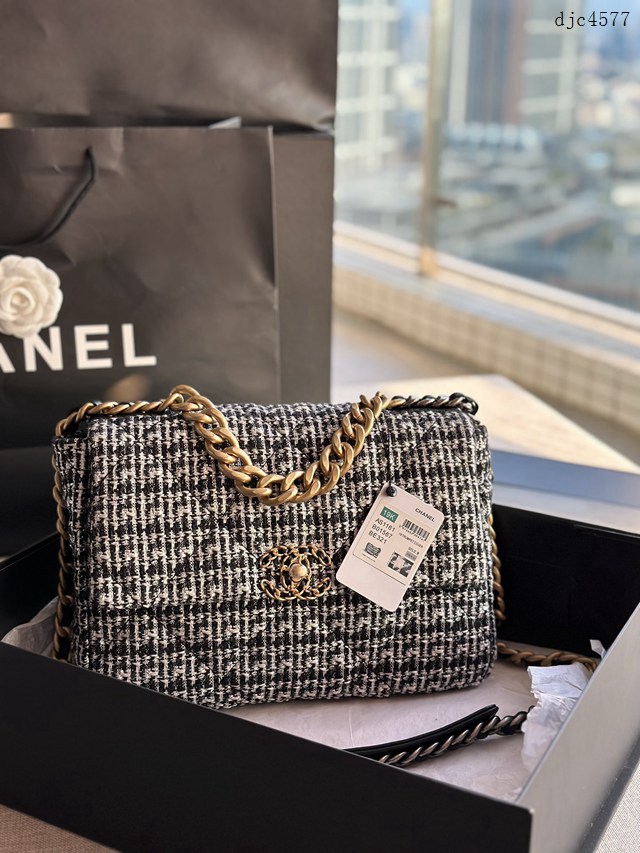 Chanel專櫃2022年新色秋冬款絨布系列19bag鏈條女包 AS1161# 香奈兒手拿斜挎側背肩背手提女包 djc4577