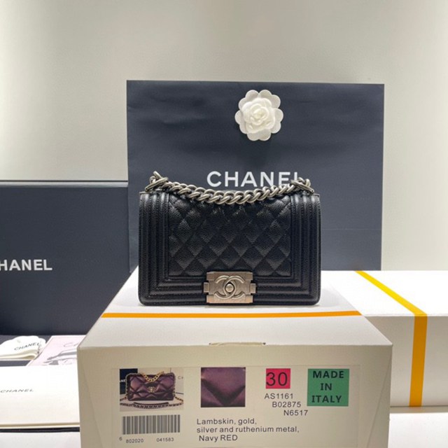 Chanel專櫃新款頂級複刻鏈條女包 香奈兒代工廠Leboy肩背包 djc6946