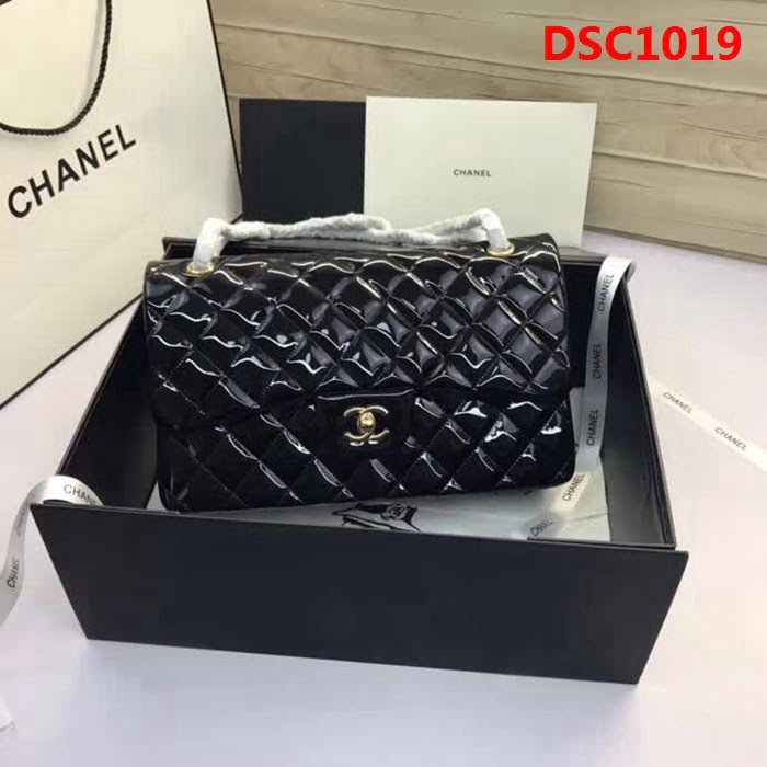 香奈兒CHANEL 升級版A1113全新經典金銀鏈條單肩斜挎包 DSC1019