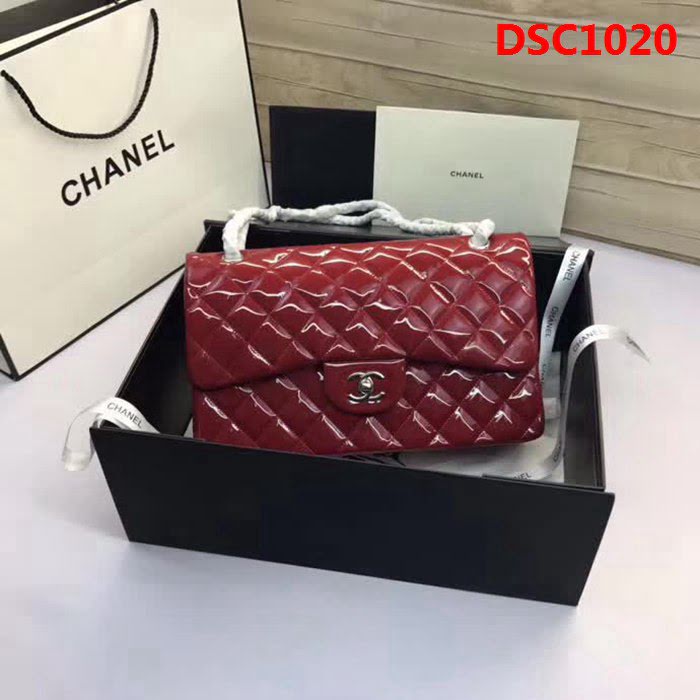 香奈兒CHANEL 升級版A1113全新經典金銀鏈條單肩斜挎包 DSC1020