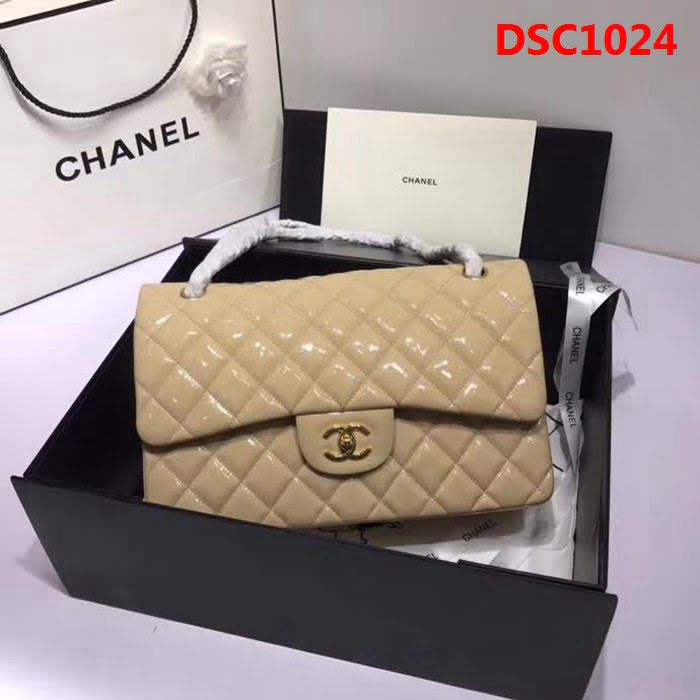 香奈兒CHANEL 升級版A1113全新經典金銀鏈條單肩斜挎包 DSC1024