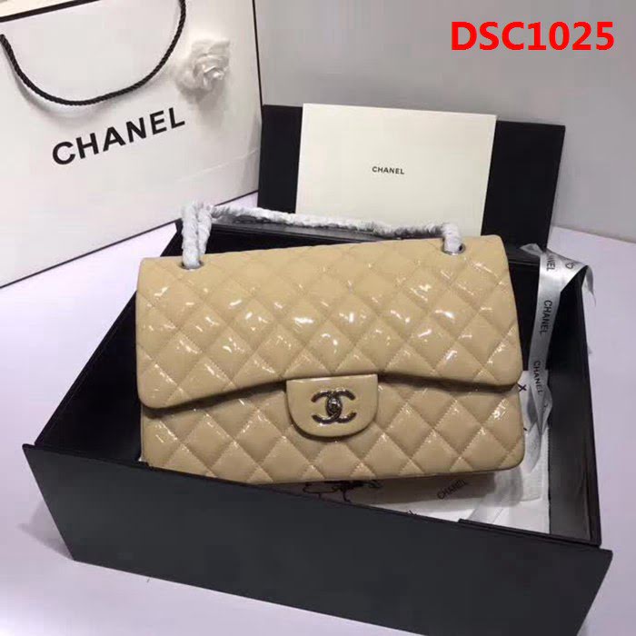 香奈兒CHANEL 升級版A1113全新經典金銀鏈條單肩斜挎包 DSC1025