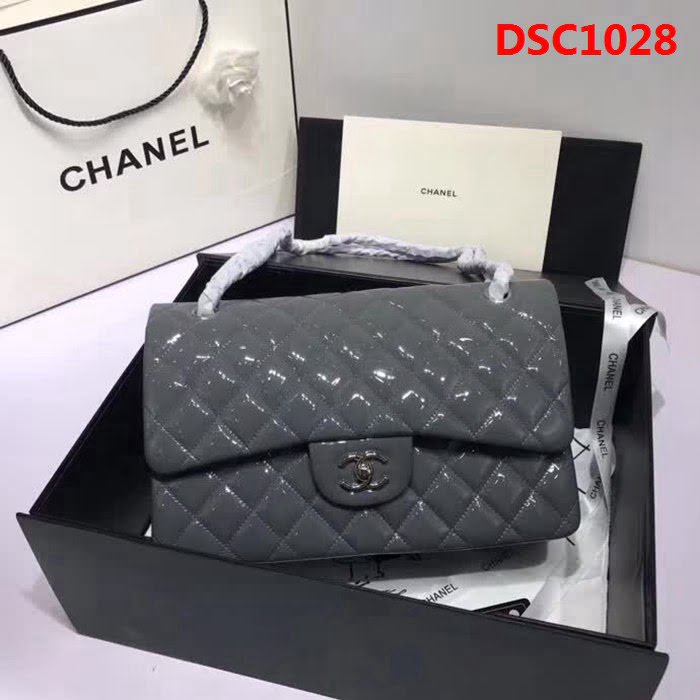 香奈兒CHANEL 升級版A1113全新經典金銀鏈條單肩斜挎包 DSC1028