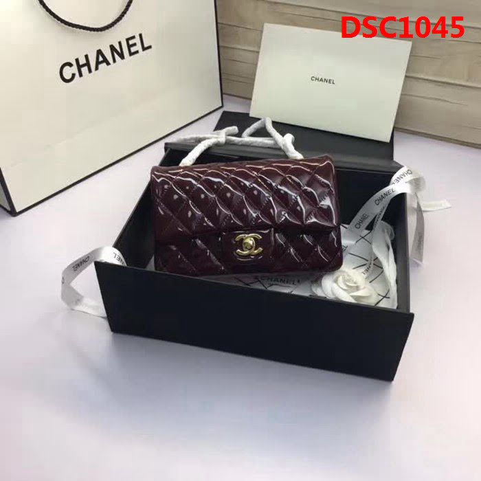 香奈兒CHANEL 升級版A1116小羊皮金銀鏈條單肩斜挎包 DSC1045