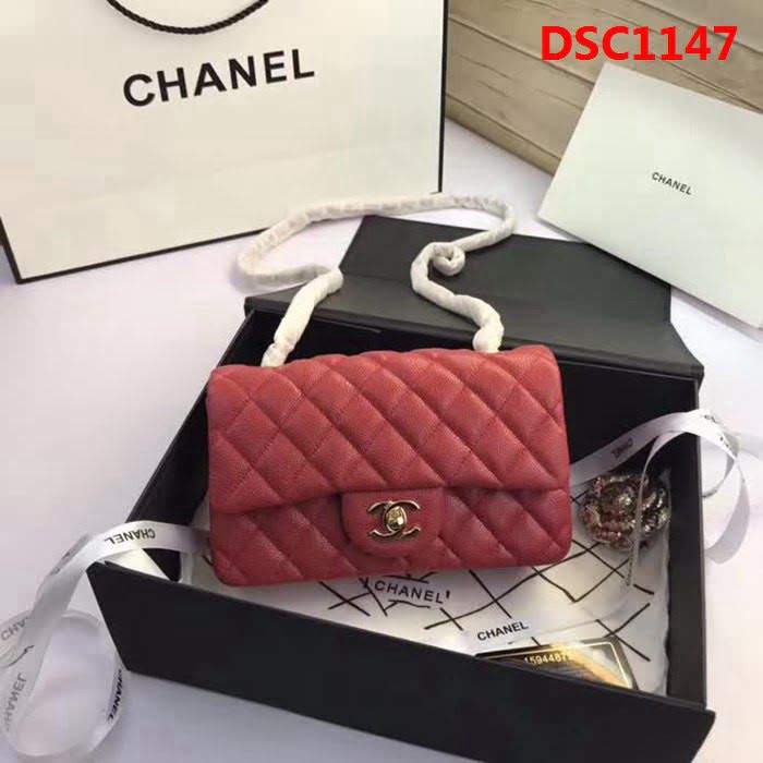 香奈兒CHANEL升級版A1116 進口小羊皮金銀鏈條斜背包 DSC1147