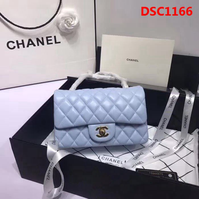 香奈兒CHANEL 升級版A1116進口小羊皮全新經典金銀鏈條肩背斜挎包 DSC1166