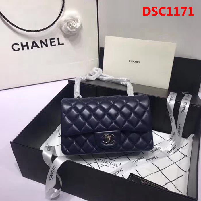 香奈兒CHANEL 升級版A1116進口小羊皮全新經典金銀鏈條肩背斜挎包 DSC1171