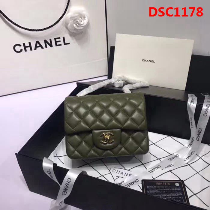 香奈兒CHANEL 升級版A1115進口小羊皮全新經典金銀鏈肩背斜挎包 DSC1178