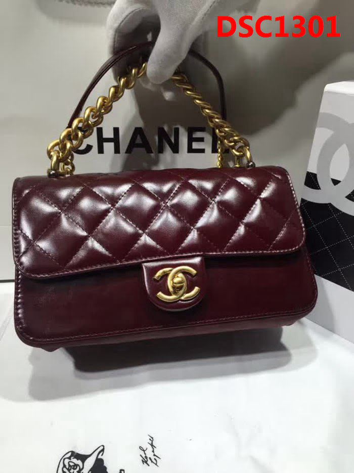 香奈兒CHANEL 高仿91863專櫃正品打版2017最新鏈條包 DSC1301