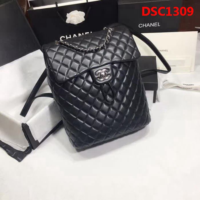 香奈兒CHANEL 91122Backpack全羊皮製作雙肩背包 DSC1309