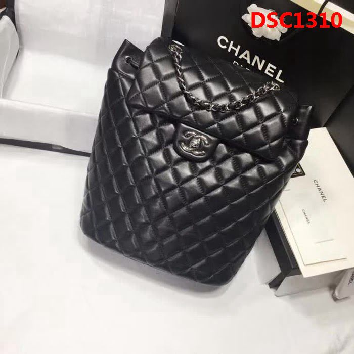 香奈兒CHANEL 中號91121Backpack全羊皮製作雙肩背包 DSC1310