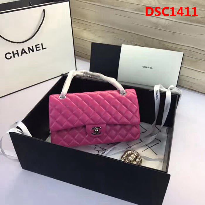 香奈兒CHANEL 原單精品升級版A1112進口小羊皮 金銀鏈條單肩斜挎包 DSC1411