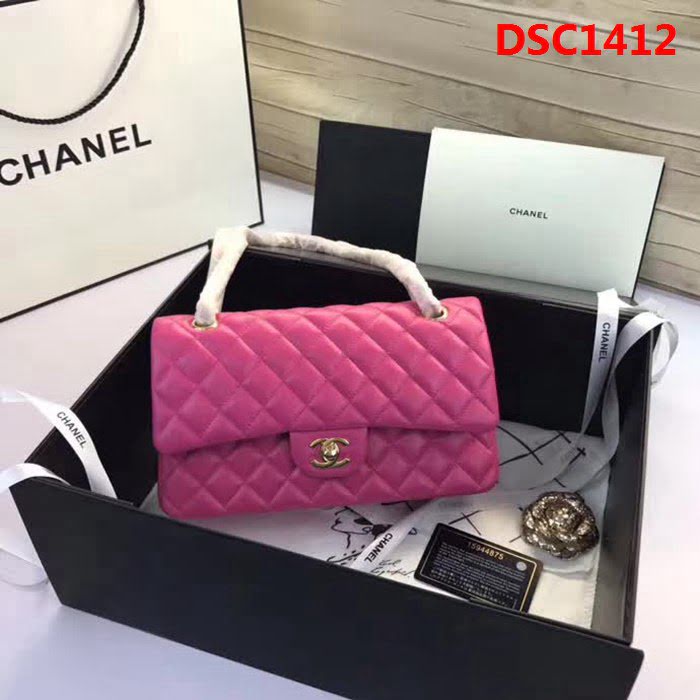 香奈兒CHANEL 原單精品升級版A1112進口小羊皮 金銀鏈條單肩斜挎包 DSC1412