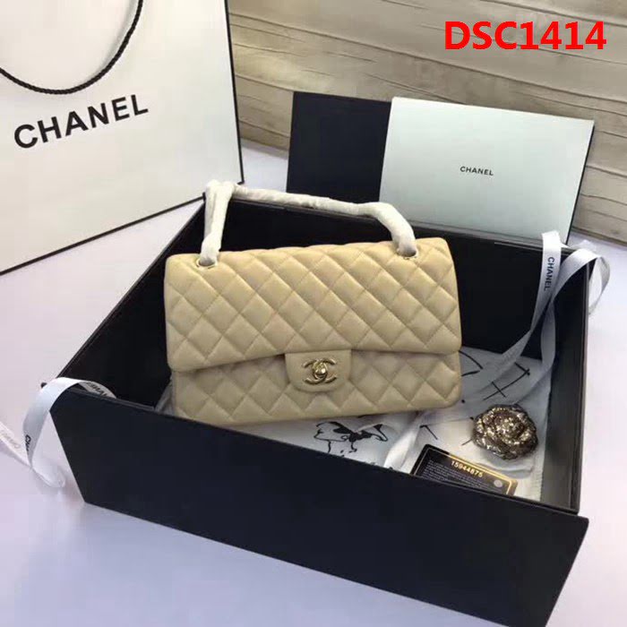 香奈兒CHANEL 原單精品升級版A1112進口小羊皮 金銀鏈條單肩斜挎包 DSC1414