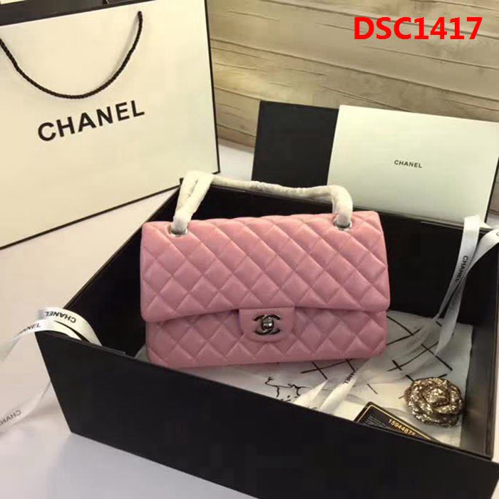 香奈兒CHANEL 原單精品升級版A1112進口小羊皮 金銀鏈條單肩斜挎包 DSC1417