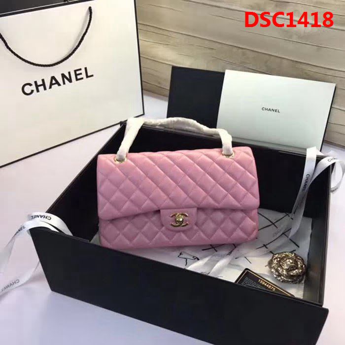 香奈兒CHANEL 原單精品升級版A1112進口小羊皮 金銀鏈條單肩斜挎包 DSC1418