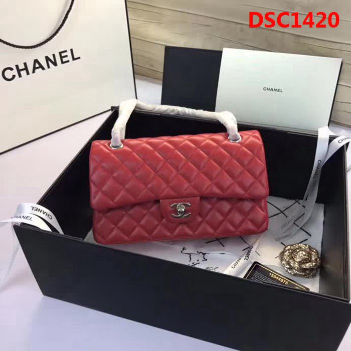 香奈兒CHANEL 原單精品升級版A1112進口小羊皮 金銀鏈條單肩斜挎包 DSC1420