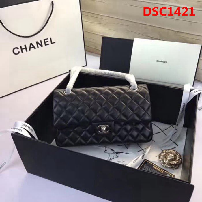 香奈兒CHANEL 原單精品升級版A1112進口小羊皮 金銀鏈條單肩斜挎包 DSC1421