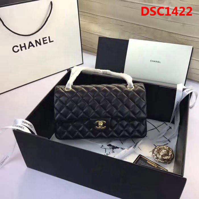 香奈兒CHANEL 原單精品升級版A1112進口小羊皮 金銀鏈條單肩斜挎包 DSC1422