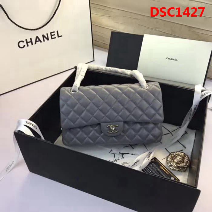 香奈兒CHANEL 原單精品升級版A1112進口小羊皮 金銀鏈條單肩斜挎包 DSC1427