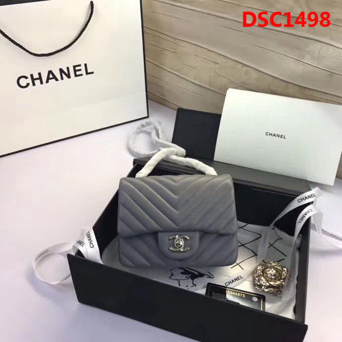 香奈兒CHANEL 升級版V線1115進口小羊皮全新經典單肩斜挎鏈條包 DSC1498