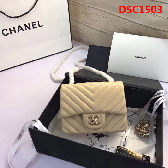 香奈兒CHANEL 升級版V線1115進口小羊皮全新經典單肩斜挎鏈條包 DSC1503