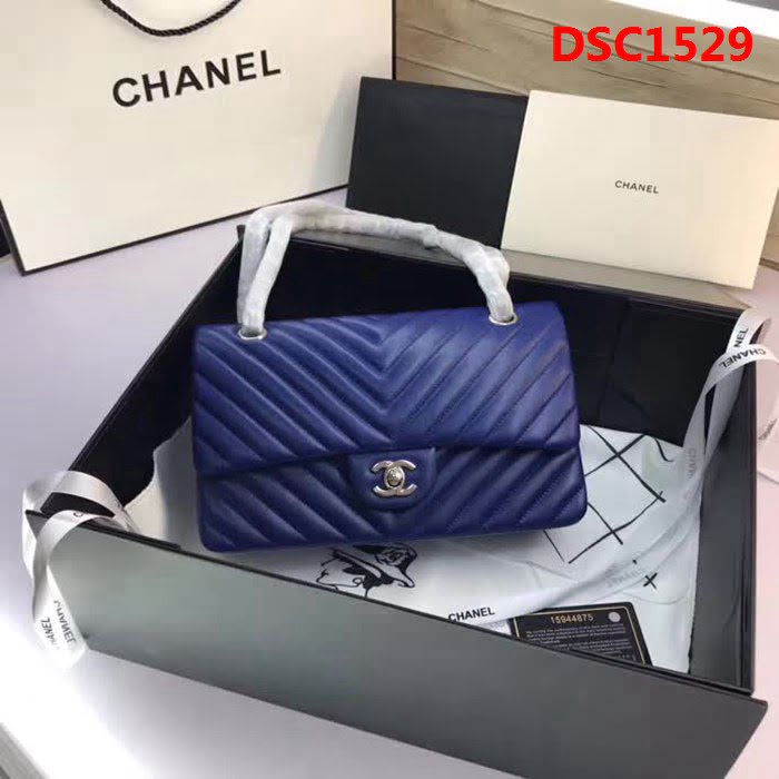 香奈兒CHANEL 升級版V線1112進口小羊皮全新經典單肩斜挎鏈條包 DSC1529