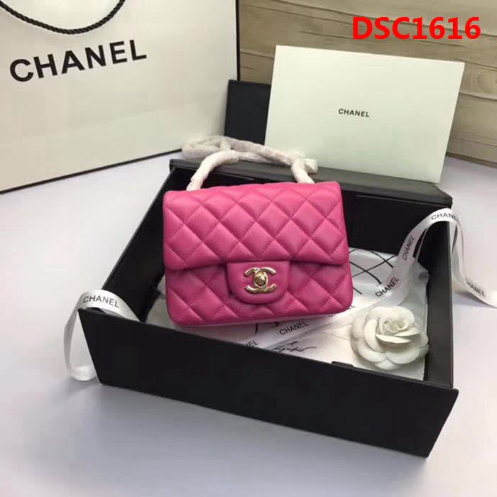 香奈兒CHANEL 升級版A1115進口小羊皮金銀鏈條單肩斜挎包 DSC1616