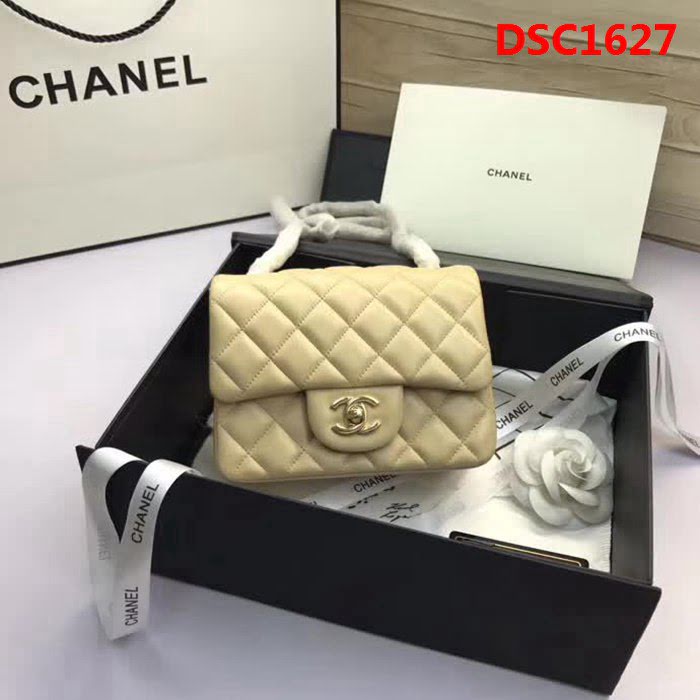 香奈兒CHANEL 升級版A1115進口小羊皮金銀鏈條單肩斜挎包 DSC1627