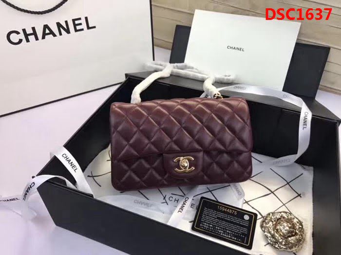 香奈兒CHANEL 升級版A1116m全新經典金銀鏈條單肩斜挎包 DSC1637