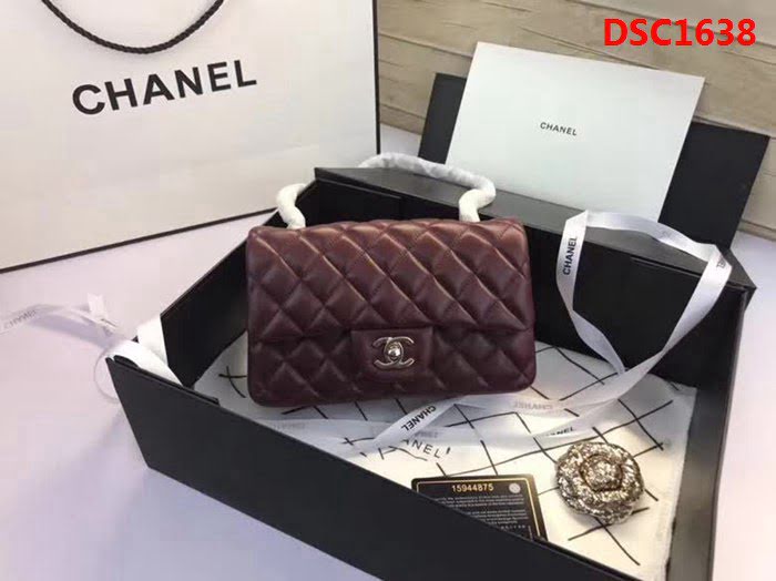 香奈兒CHANEL 升級版A1116m全新經典金銀鏈條單肩斜挎包 DSC1638