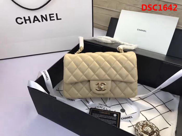 香奈兒CHANEL 升級版A1116m全新經典金銀鏈條單肩斜挎包 DSC1642